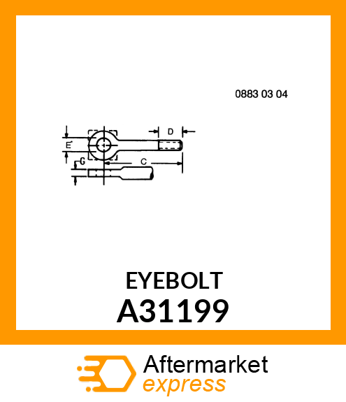 Eyebolt A31199