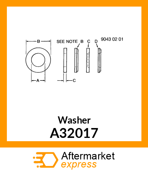 Washer A32017