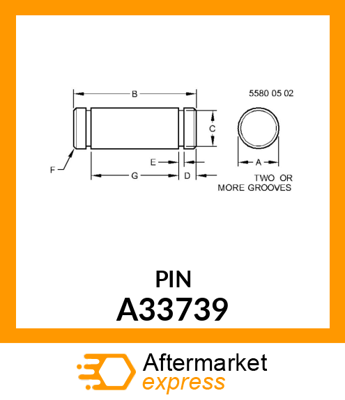 PIN FASTENER A33739