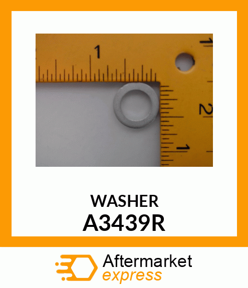 WASHER,ALUMINUM A3439R