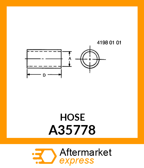 HOSE, METERING PUMP A35778