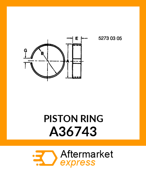 Piston Ring A36743