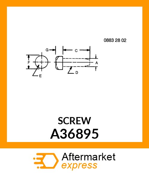 Screw A36895