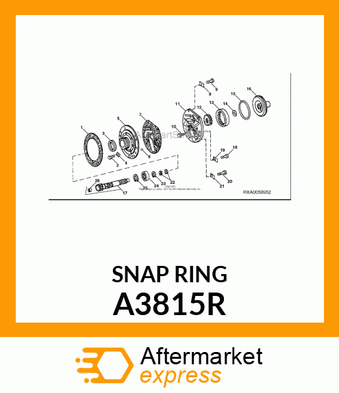 SNAP RING A3815R