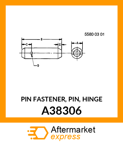 Pin Fastener A38306