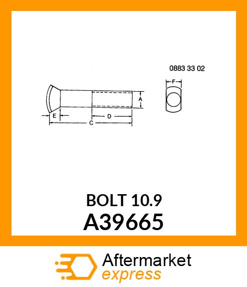 BOLT A39665