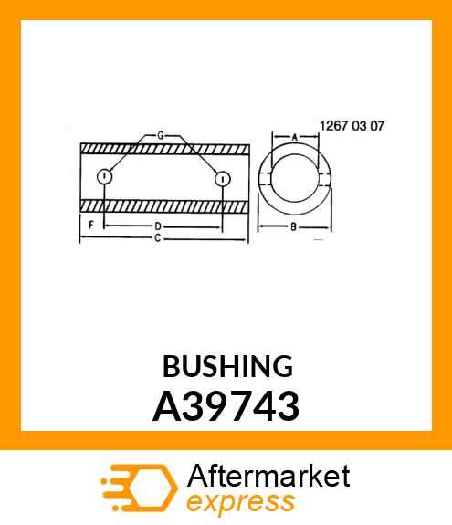 Bushing A39743