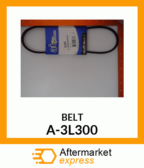 V-Belt - 3L-SECTION WRAPPED BELT A-3L300