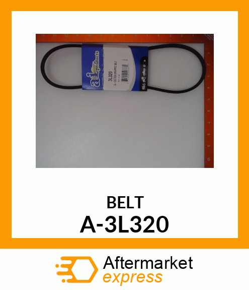 V-Belt - 3L-SECTION WRAPPED BELT A-3L320