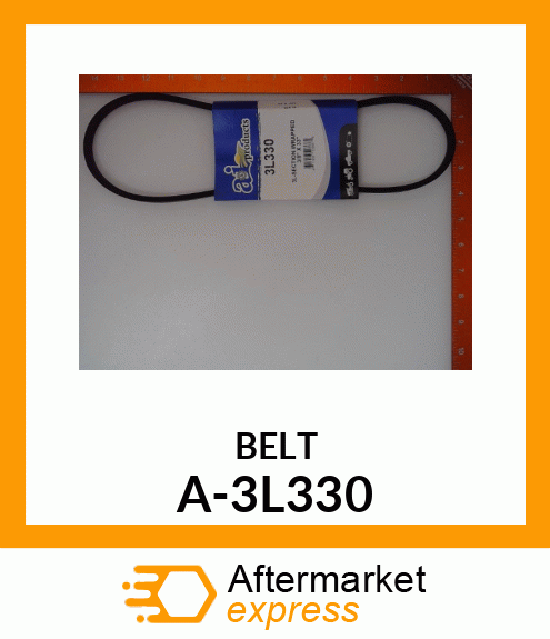 V-Belt - 3L-SECTION WRAPPED BELT A-3L330
