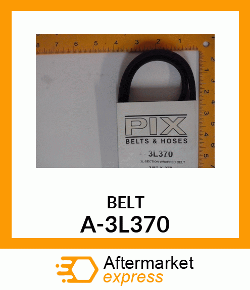 V-Belt - 3L-SECTION WRAPPED BELT A-3L370