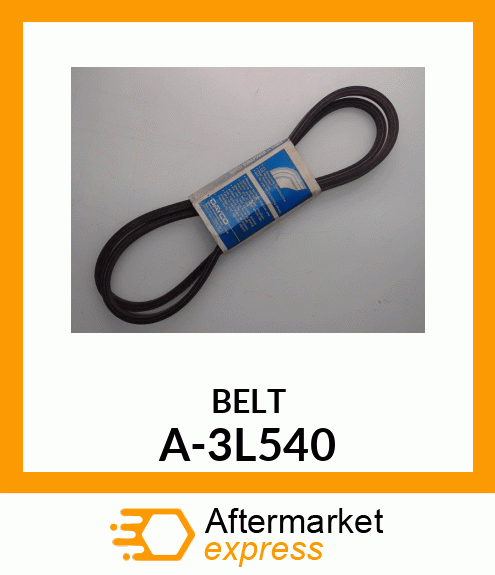 V-Belt - 3L-SECTION WRAPPED BELT A-3L540