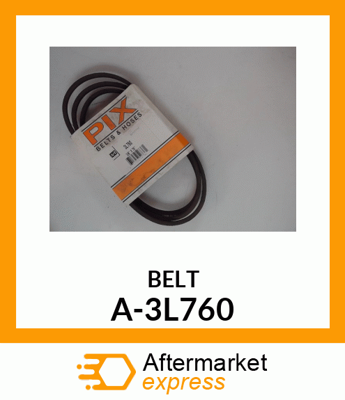 V-Belt - 3L-SECTION WRAPPED BELT A-3L760