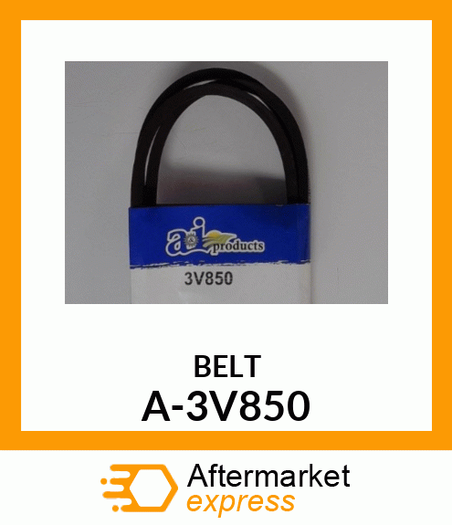 V-Belt - 3V-SECTION WRAPPED BELT A-3V850