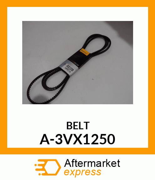 V-Belt - 3V-SECTION COGGED BELT A-3VX1250