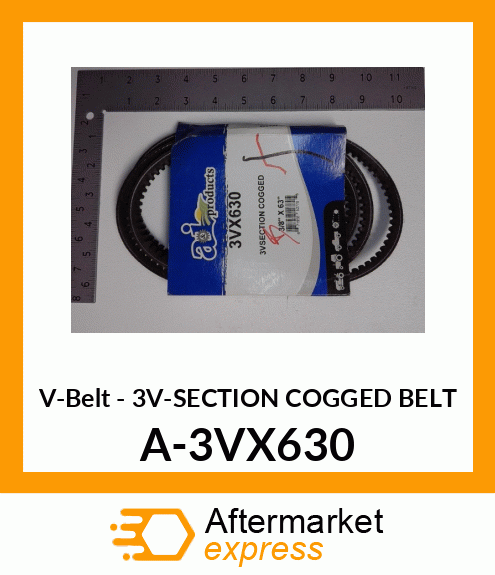 V-Belt - 3V-SECTION COGGED BELT A-3VX630