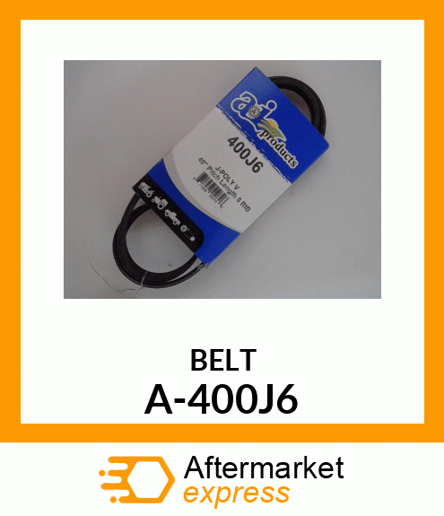 V-Belt - J-POLY-V BELT A-400J6