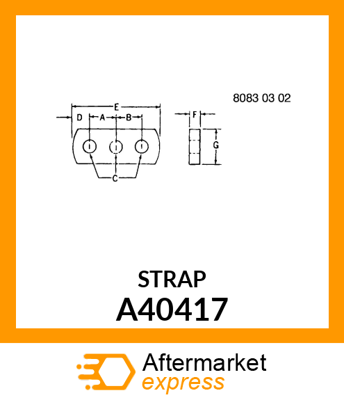 STRAP A40417