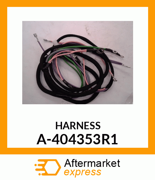 Wiring Harness - HARNESS - MAIN - 12 VOLT A-404353R1