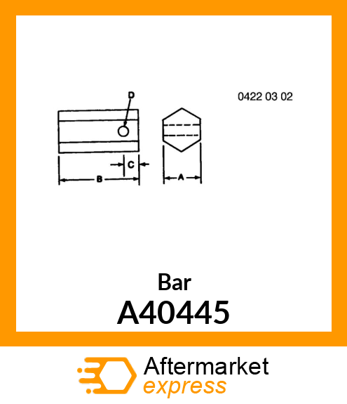 Bar A40445