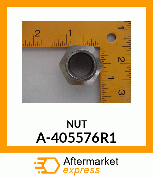 Nut - FRONT AXLE NUT A-405576R1