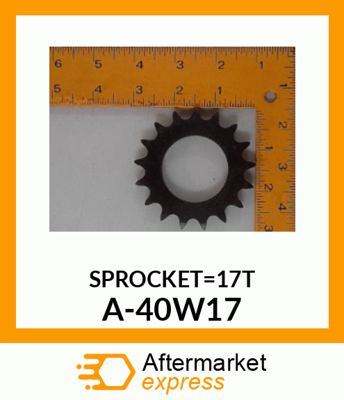 Chain Sprocket - SPROCKET 40W17 A-40W17