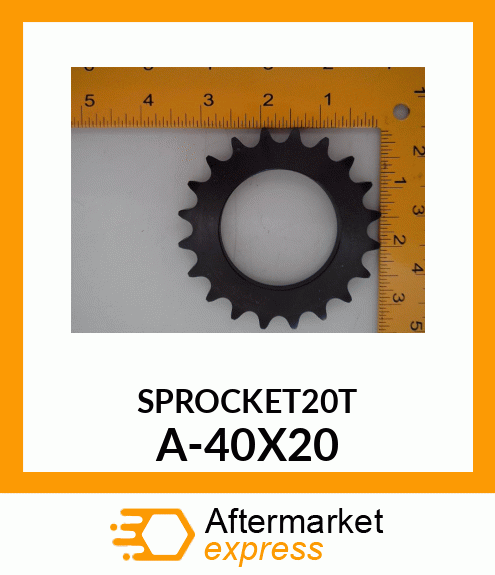 Chain Sprocket - SPROCKET 40X20 A-40X20