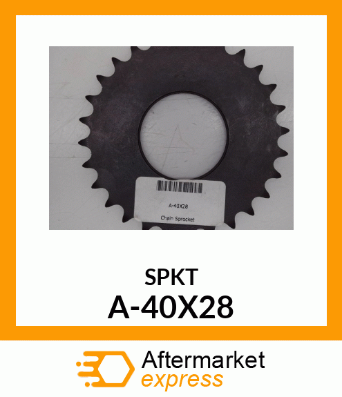 Chain Sprocket - SPROCKET 40X28 A-40X28