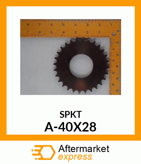 Chain Sprocket - SPROCKET 40X28 A-40X28