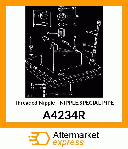 Threaded Nipple - NIPPLE,SPECIAL PIPE A4234R