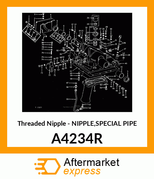 Threaded Nipple - NIPPLE,SPECIAL PIPE A4234R