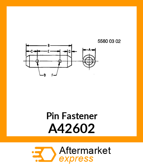 Pin Fastener A42602