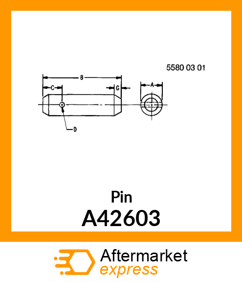 Pin A42603