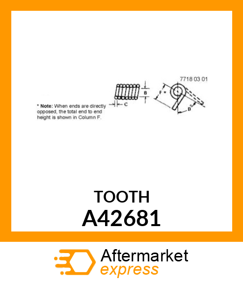 SPRING TOOTH A42681