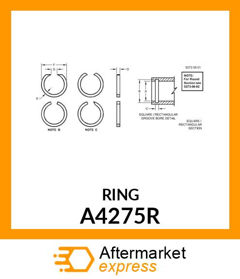 Snap Ring A4275R