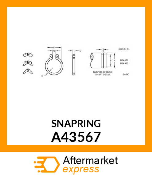 Snap Ring A43567