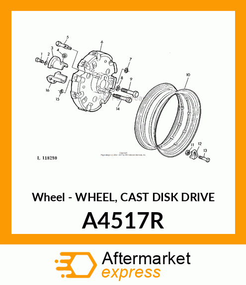 Wheel A4517R