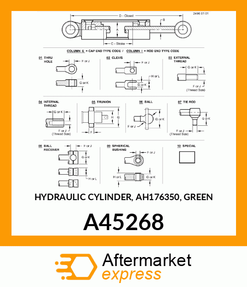 Hydr. Cylinder Rod Guide A45268