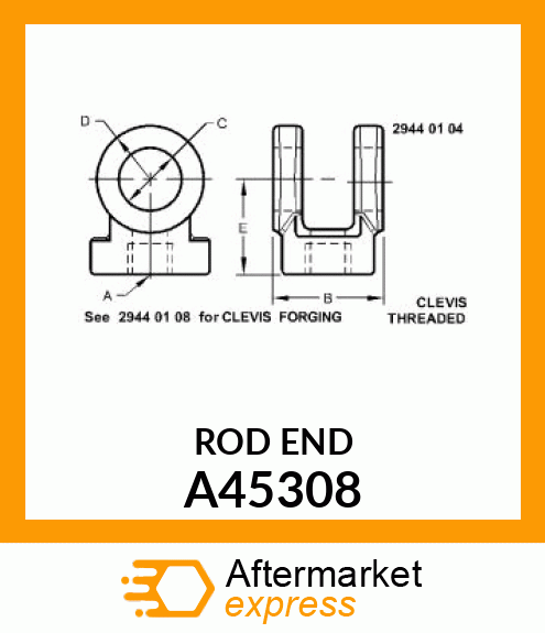 ROD END A45308