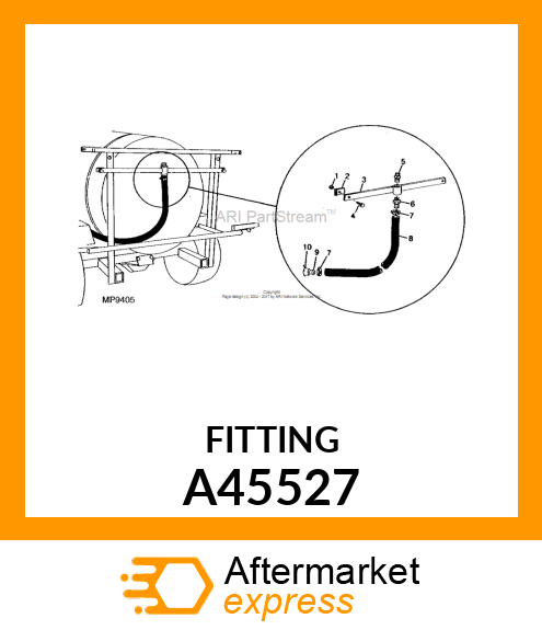 FITTING, HOSE A45527