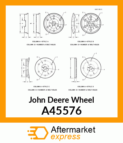 Wheel A45576