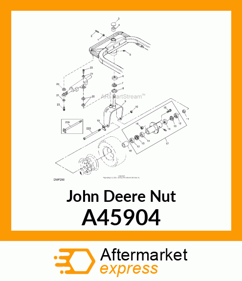 NUT, WHEEL BOLT A45904