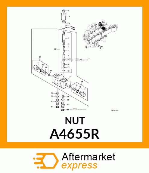 NUT,SPECIAL HEX A4655R