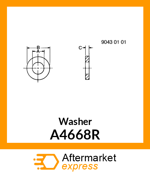 Washer A4668R