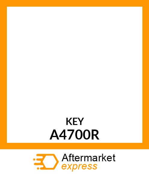 KEY, PART HAS SUB A4700R