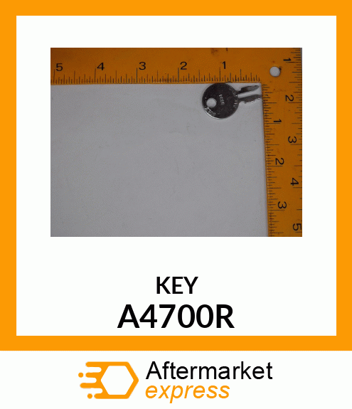 KEY, PART HAS SUB A4700R