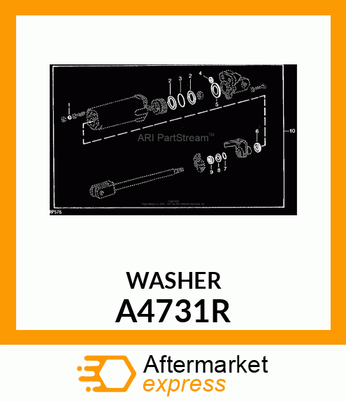 WASHER,TREATED PAPER A4731R