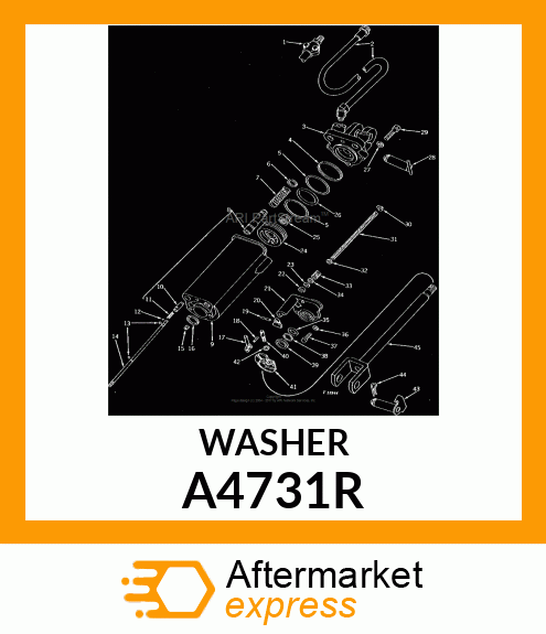 WASHER,TREATED PAPER A4731R