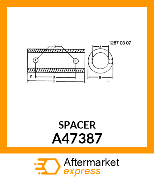 SPACER A47387