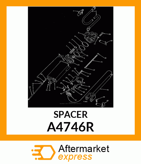 ADAPTER,PACKING,PLATED A4746R